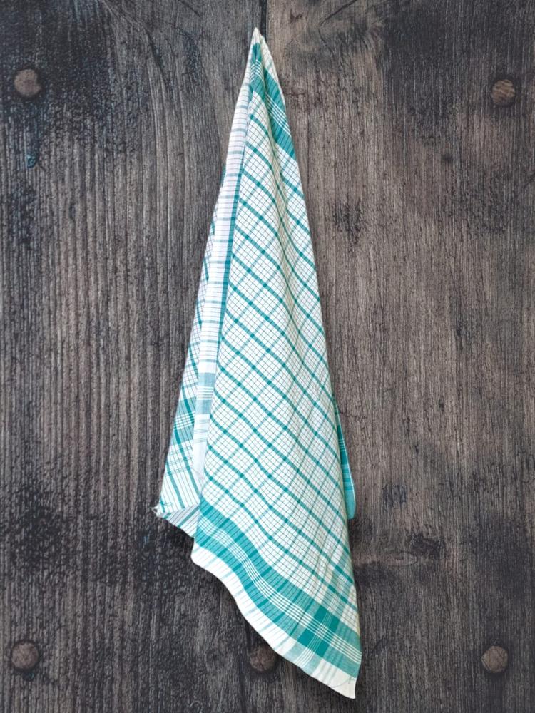 (Pack Of 2) Big Size Pure Cotton Check Towel Light Weight