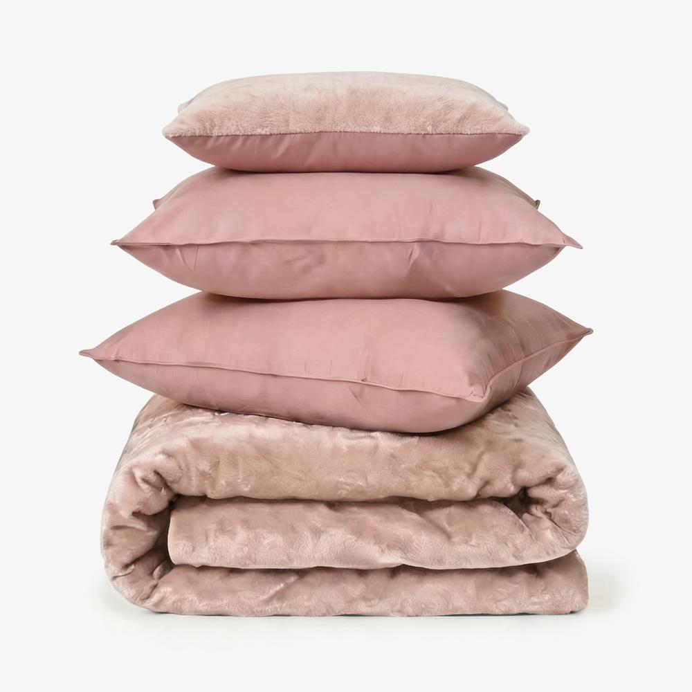 Premium AC Dohar With Two Pillow Covers & One Breakfast Cushion Cover
